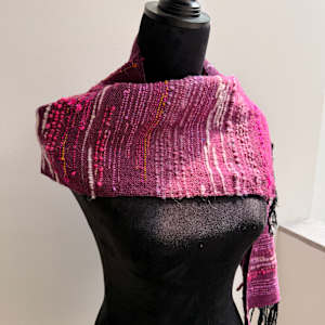 Plum Haze Scarf by Jill Hankins, Image 5.