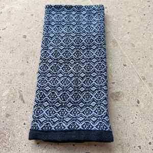 Pacific Ink Hand Towel (Dark Hem) by Jill Hankins, Image 1.