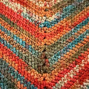 Crochet Sunset Shawl by Jill Hankins 