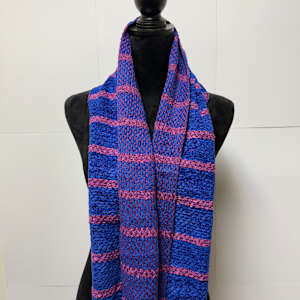 Serenade in Chenille Scarf by Jill Hankins 