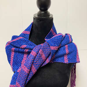 Serenade in Chenille Scarf by Jill Hankins 