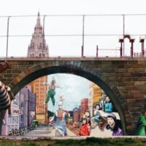 East Liberty Pittsburgh, mural design by Frances Hawbaker, Image 3.