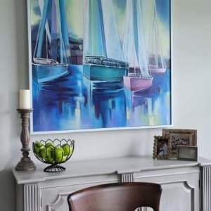 Laura by Frances Hawbaker  Image: Hanging in customer’s home