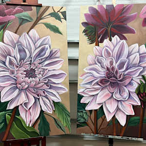 Garden Waltz I & Garden Waltz II by Frances Hawbaker, Image 3.