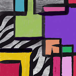 Zebra Tail by Gaylotta Murray