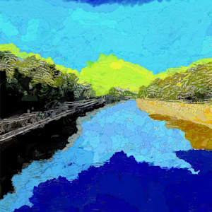 Where the Water Holds the Sky by Gaylotta Murray, Image 1.