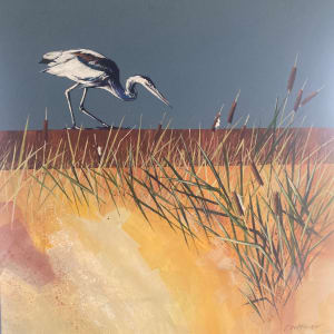 Hunting Egret by Mike Mittermeier