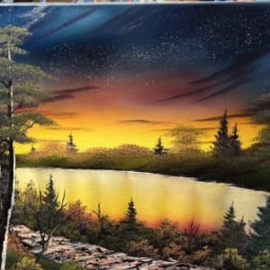 Golden Sunset by Derek Cline