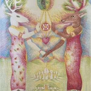 Sketch Lovers:  Greenwood Tarot by Chesca Potter