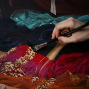 Modern Ophelia by Silvia Ilona Klatt  Image: in progress.