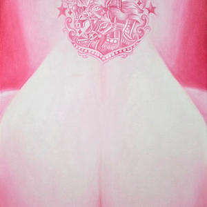 Carousel in Pink by Corinne Yorks, Image 1.