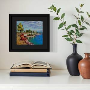 Red cliffs, Blue sea (Nightcliff foreshore) by Susan Penfold 