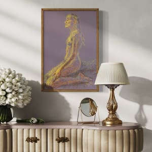 Nude in violet by Susan Penfold 