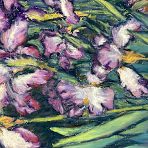 Irises, after Van Gogh by Susan 