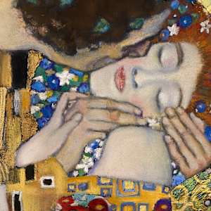 The Kiss #2 after Klimt by Susan Penfold 