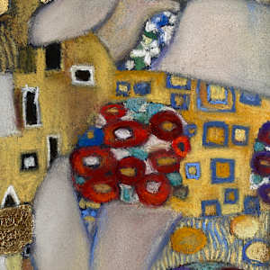 The Kiss #2 after Klimt by Susan Penfold 