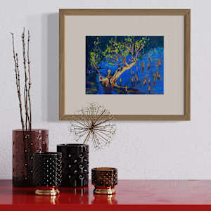 Roots and ripples (Baby Mangroves) by Susan Penfold 