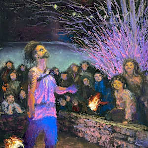 The flame juggler’s dance by Susan Penfold 