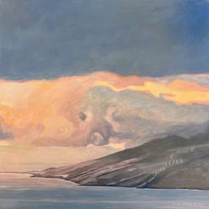Blue Curtain by Tracy Dudley, Image 1.