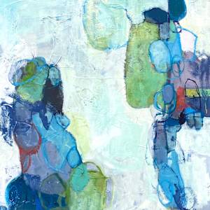 Textured Circles II by Britt Bair