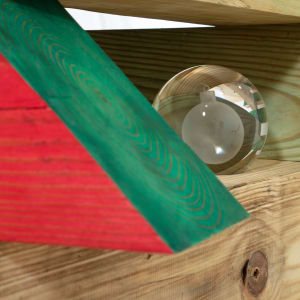 Triangle by Christopher Ho  Image: Install 15 (Detail), Yeh Art Gallery, St John's University, Queens, NY 2019