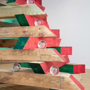 Triangle by Christopher Ho  Image: Install 18 (Detail), Yeh Art Gallery, St John's University, Queens, NY 2019