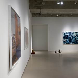 3 Curves / 6 / To Be Determined by Christopher Ho  Image: Install 1, Art Intelligence Global, Hong Kong, 2023