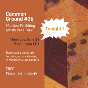 Cherry Tumbling Blocks Quilt by Jody Graff  Image: IG post #2: Tonight's the night for the panel talk!!
Thursday, June 29 · 5:30 - 8pm EDT
Free online format, registration requested. Ticket link in bio. @manifestgallery