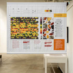 PHL 2023 Temperature Quilt Installation by Jody Graff, Image 5.