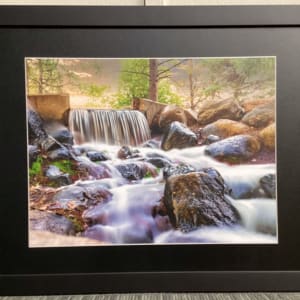 Hawrlack Waterfall - No Glass by Theresa Muth 