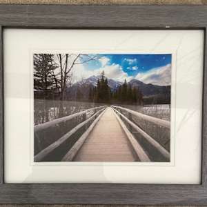 Bridge to Pyramid Island by Theresa Muth 