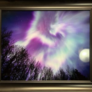 Aurora Borealis - Metal Print by Theresa Muth 