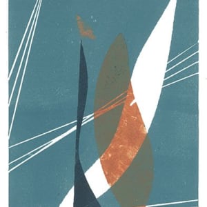 Abstract Blue 2 by Ilana Dashe