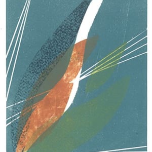 Abstract Blue 4 by Ilana Dashe