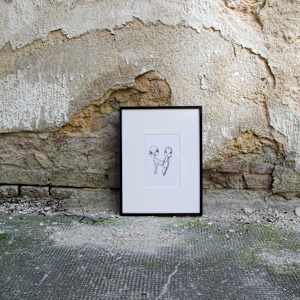 Wooden Couple by Laura Weider 