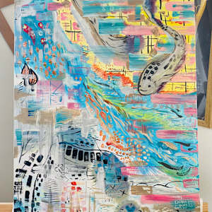 When the river becomes light by Laura Weider 