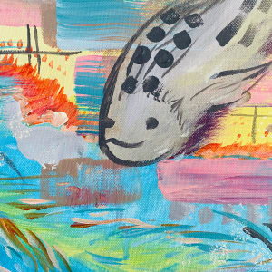 When the river becomes light by Laura Weider 