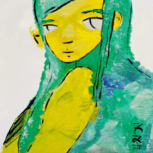 Spirit of the yellow house by Laura Weider