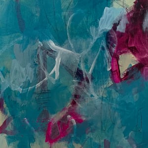 Teal #3 by Frannie Kronenberg Art
