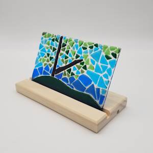 Mosaic Tree in Early Light by Karin Danapas 