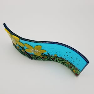 Daffodils on Blue Sky by Karin Danapas 