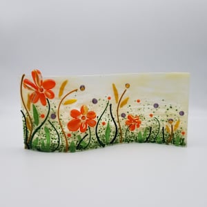 Orange Blossoms, Lavender & Yellow Gold accents by Karin Danapas  Image: Front view
Honorable Mention Award Dimensional Art Division