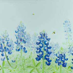 Bluebonnets and Bees by Bea Rosenhauch