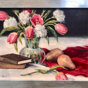 Tulips and Pears by Vickie Fears 