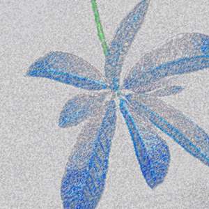 Blue Leaves by Aaron Cheeks