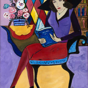 Lady Reading by Gary Avery