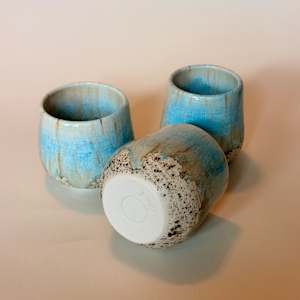 Robin's Egg Wine Cups by Stephanie Fenter 