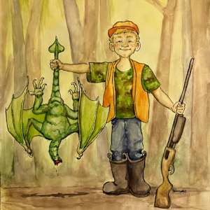 Young Dragonslayer by Harmony Dybala, Image 1.