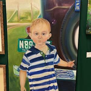 Grandfathers Car by Peggy Coston