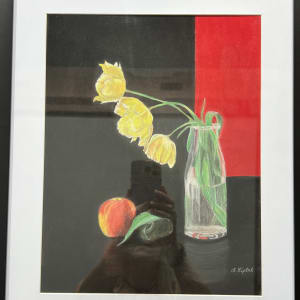 Three Yellow Flowers by Teri Liptak 